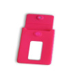 LFGB Cartão de Identificação Empresarial de Silicone Colorido / Capa para Cartão de Banco